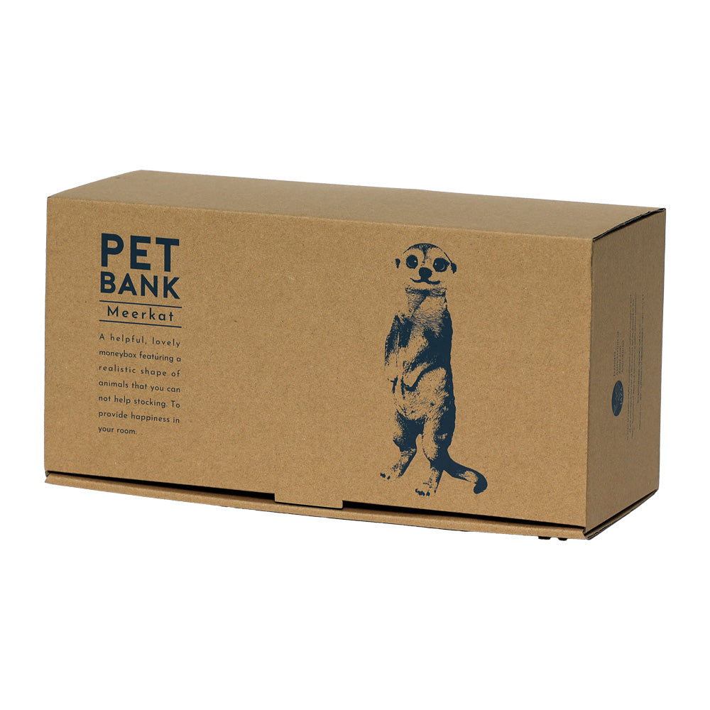ミーアキャットのお役立ち貯金箱 PET BANK MEERKAT（ペットバンク