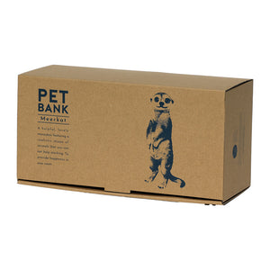 ミーアキャットのお役立ち貯金箱 PET BANK MEERKAT（ペットバンク ミーアキャット）