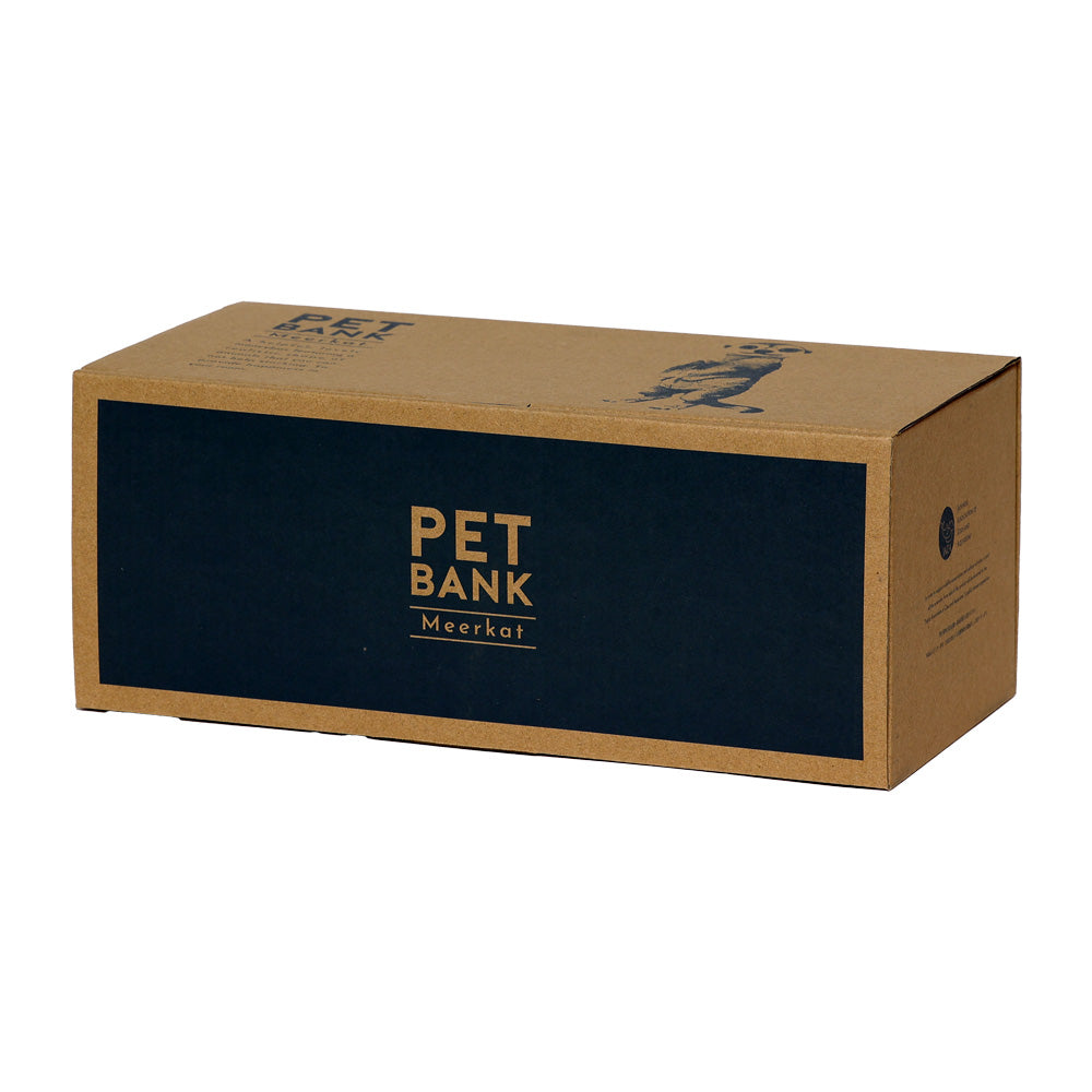 ミーアキャット　1204040サイドアクリル天板金網コーキング ミーアキャットのお役立ち貯金箱 PET BANK MEERKAT（ペットバンク