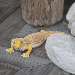 フトアゴヒゲトカゲのお役立ち貯金箱 PET BANK POGONA YELLOW（ペットバンク ポゴナ イエロー）