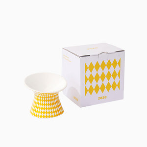 首に負担をかけずに食べやすいフードボウル PET HIGH-HEELS BOWL