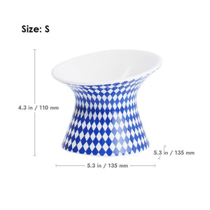 首に負担をかけずに食べやすいフードボウル PET HIGH-HEELS BOWL