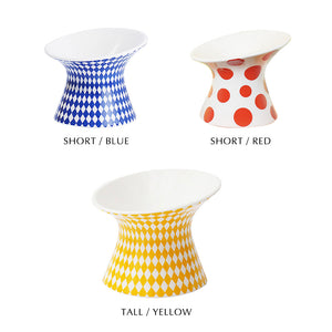 首に負担をかけずに食べやすいフードボウル PET HIGH-HEELS BOWL