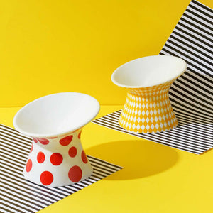 首に負担をかけずに食べやすいフードボウル PET HIGH-HEELS BOWL
