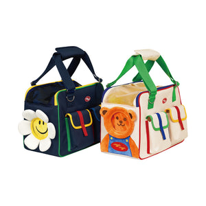 便利な4WAY仕様と抜群の通気性 PETHROOM × wiggle wiggle ペットキャリーバッグ