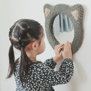 のぞき込むだけで大好きな動物になれるモコモコミラー PUFFY MIRROR（パフィー ミラー）