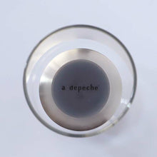 画像をギャラリービューアに読み込む, 【予約商品】ステンレスのエッジの効いた、モダンなガラスカップ qon cup（クオン カップ）
