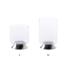画像をギャラリービューアに読み込む, 【予約商品】ステンレスのエッジの効いた、モダンなガラスカップ qon cup（クオン カップ）
