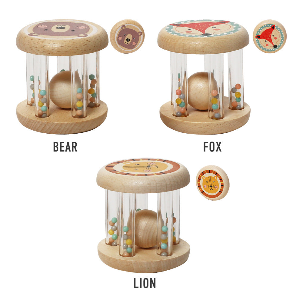 カラフルな小粒がシャラシャラと鳴るのが楽しい RATTLE ANIMAL（ラトル
