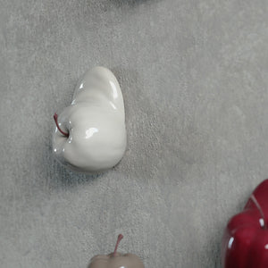 壁掛けもできる 溶けたりんごのオブジェ Robben（ロッペン）