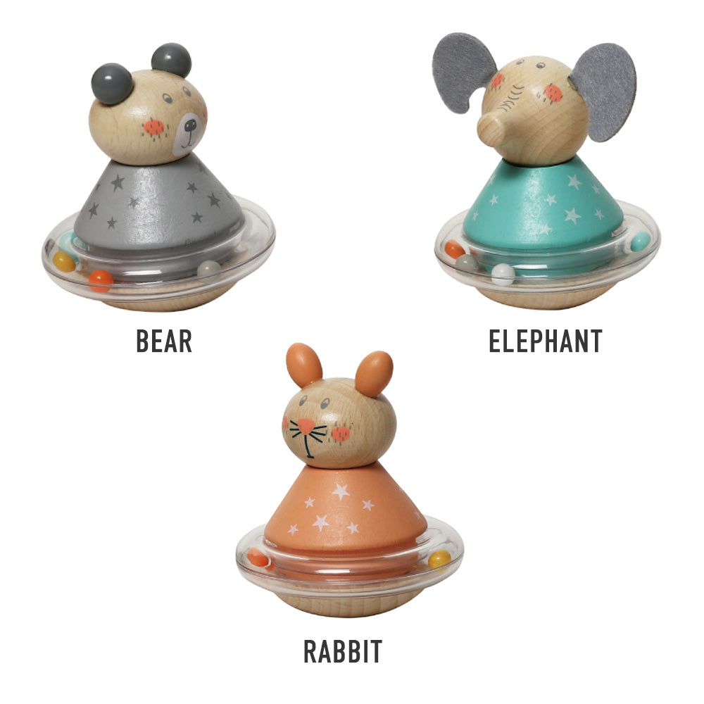 ローマ 18インチ ハッピーホリデー アニメ 音トナカイ 巻き上げ式クリスマスフィギュア かわいい動物がカラカラ音を奏でながら回る ROLY POLY（ロリー ポリー）