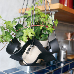 ラバー素材とパラコードを組み合わせたプラントハンガー RUBBER POT HANGER（ラバーポットハンガー）