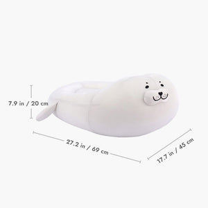滑らかな手触りのアザラシ型ペット用ベッド SEAL ICE-FIL PET COOLING MAT