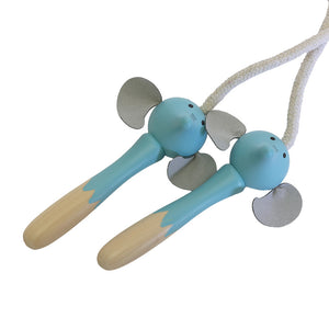 太めのコットンロープと、木製の動物型持ち手が楽しい縄跳び SKIPPING ROPE（スキッピング ロープ）
