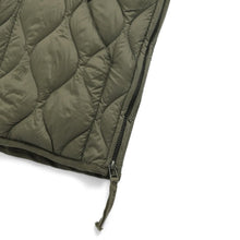 画像をギャラリービューアに読み込む, 柔らかい生地を使用した、着心地◎ミリタリーダウン TAION ミリタリー VネックWジップ ダウンベスト-ソフトシェル（TAION-001ALSZML-1）
