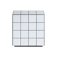 画像をギャラリービューアに読み込む, 本物のタイルを貼り込んだ テラ サイドテーブル キューブ型
