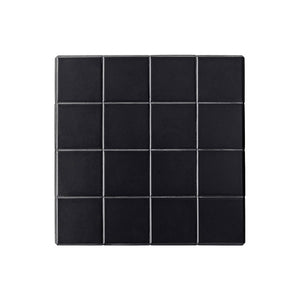 本物のタイルを貼り込んだ テラ サイドテーブル キューブ型