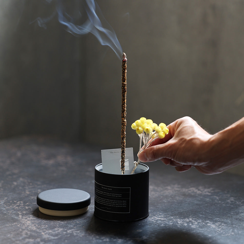 極地砂漠をイメージに創られた インセンスホルダー The arctic sands