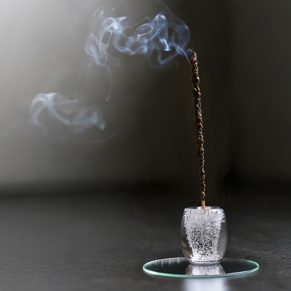 まるでアート作品のようなインセンススタンド The Bubble Incense