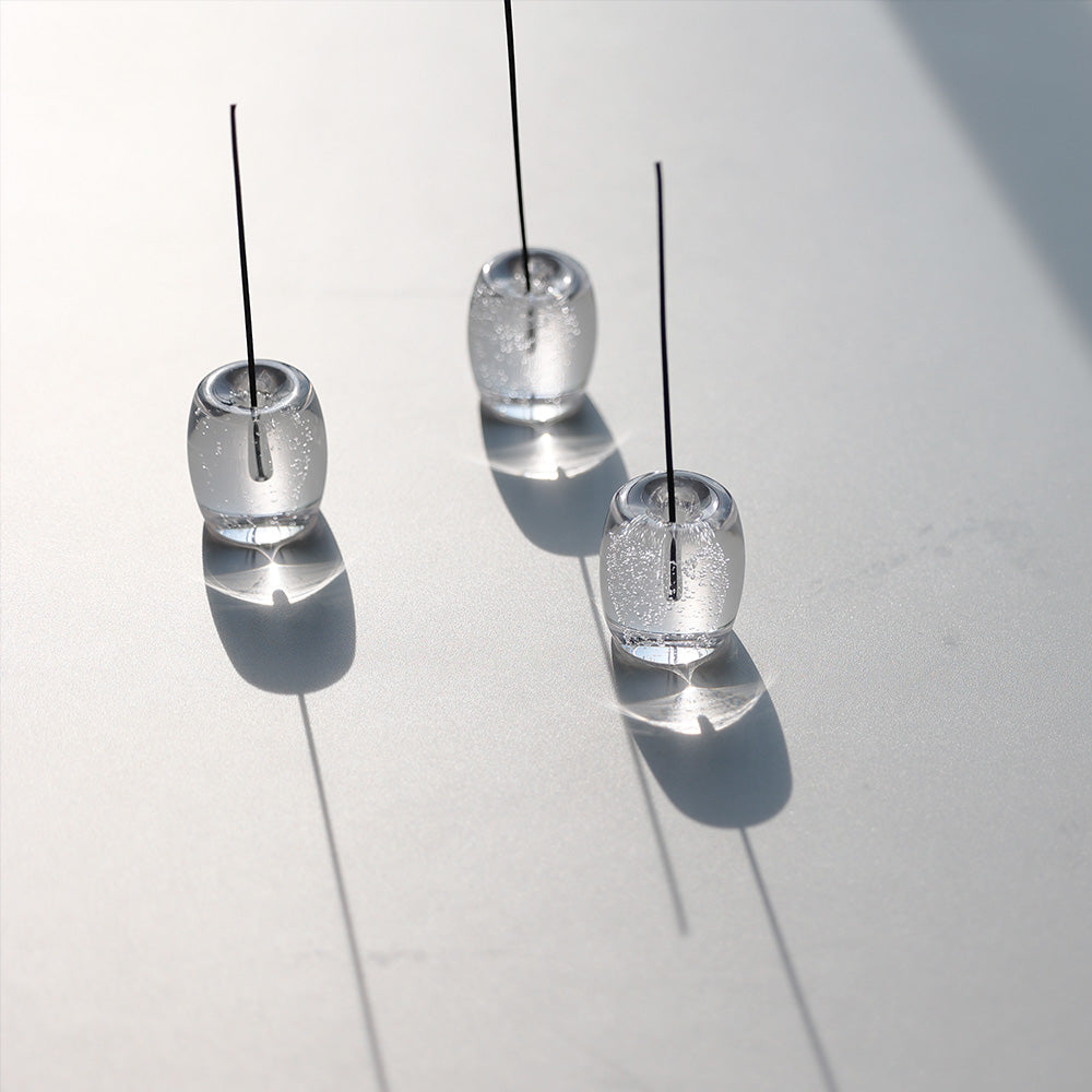 まるでアート作品のようなインセンススタンド The Bubble Incense