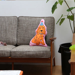 日々を楽しんでいるペット達をテーマにしたクッション The Enjoy C&D Club Cushion（エンジョイ C&D クラブ クッション）