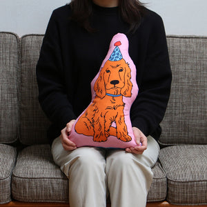 日々を楽しんでいるペット達をテーマにしたクッション The Enjoy C&D Club Cushion（エンジョイ C&D クラブ クッション）