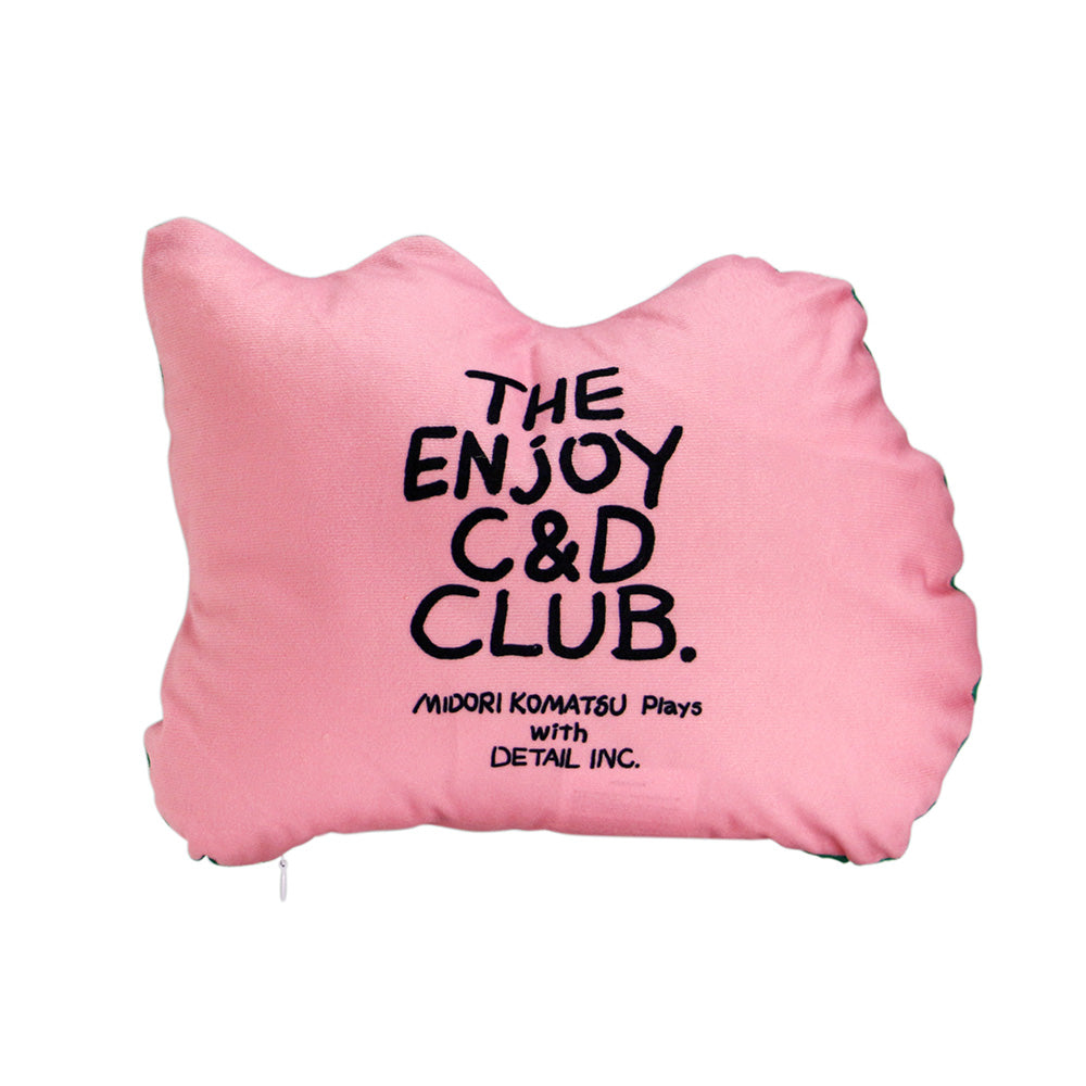 日々を楽しんでいるペット達をテーマにしたクッション The Enjoy