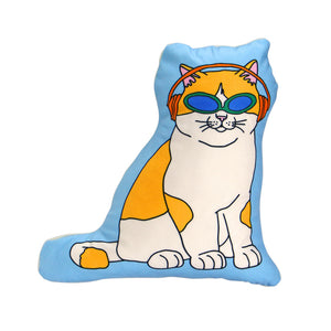 日々を楽しんでいるペット達をテーマにしたクッション The Enjoy C&D Club Cushion（エンジョイ C&D クラブ クッション）