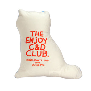 日々を楽しんでいるペット達をテーマにしたクッション The Enjoy C&D Club Cushion（エンジョイ C&D クラブ クッション）