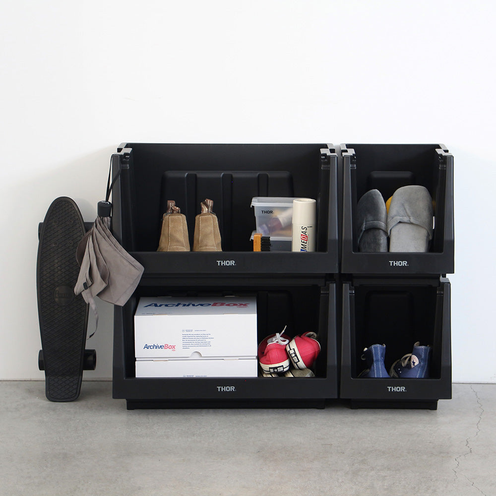 ☆NH X THOR.STACKING SHELF CONTAINER 20L Neighborhood x THOR . Stacking Shelf Container 20L | Black