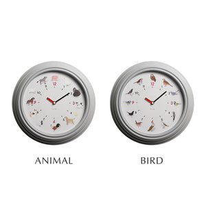 様々な動物たちの可愛らしい鳴き声が響き渡るユニークな掛け時計 TICKY TACKY CLOCK（ティッキー タッキー クロック）