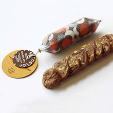 画像をギャラリービューアに読み込む, 切って食べる サラミのようなチョコレート 2本入ギフトセット TREETOBAR Salami Gift BOX（トリトバ サラミギフトボックス）
