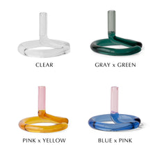 画像をギャラリービューアに読み込む, 耐熱ガラス製のお香たて TWO TONE INCENSE HOLDER（ツートーン インセンスホルダー）
