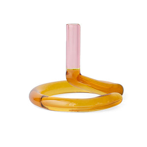 耐熱ガラス製のお香たて TWO TONE INCENSE HOLDER（ツートーン インセンスホルダー）