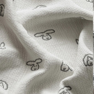 通気性が良く肌触りがいいブランケット WARMGREY TAILのBUNNY BUNNY COTTON MODAL BLANKET
