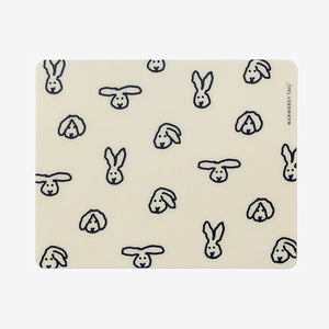 ラビットイラストのマウスパッド WARMGREY TAIL の BUNNY BUNNY MOUSE PAD
