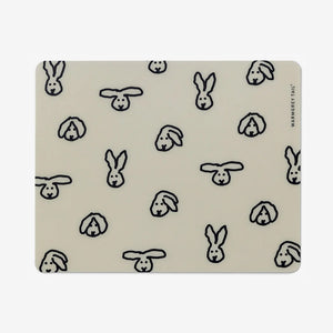 ラビットイラストのマウスパッド WARMGREY TAIL の BUNNY BUNNY MOUSE PAD