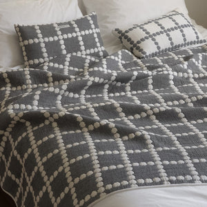 通気性が良く肌触りがいいブランケット WARMGREY TAILのCOTTON MODAL BLANKET