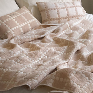 通気性が良く肌触りがいいブランケット WARMGREY TAILのCOTTON MODAL BLANKET