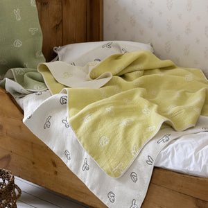 通気性が良く肌触りがいいブランケット WARMGREY TAILのCOTTON MODAL BLANKET