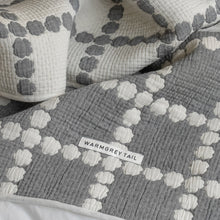 画像をギャラリービューアに読み込む, 通気性が良く肌触りがいいブランケット WARMGREY TAILのCOTTON MODAL BLANKET
