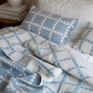通気性が良く肌触りがいいブランケット WARMGREY TAILのCOTTON MODAL BLANKET