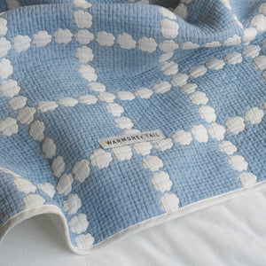 通気性が良く肌触りがいいブランケット WARMGREY TAILのCOTTON MODAL BLANKET
