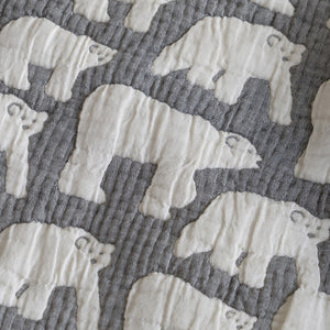 通気性が良く肌触りがいいブランケット WARMGREY TAILのCOTTON MODAL BLANKET