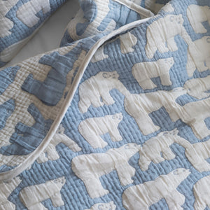 通気性が良く肌触りがいいブランケット WARMGREY TAILのCOTTON MODAL BLANKET