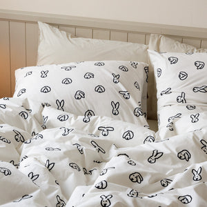 コットン100％の掛け布団カバー WARMGREY TAILのDUVET COVER