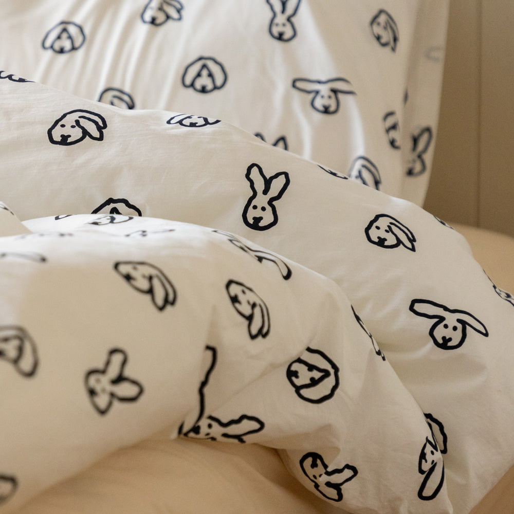 コットン100％の掛け布団カバー WARMGREY TAILのDUVET COVER – MAG