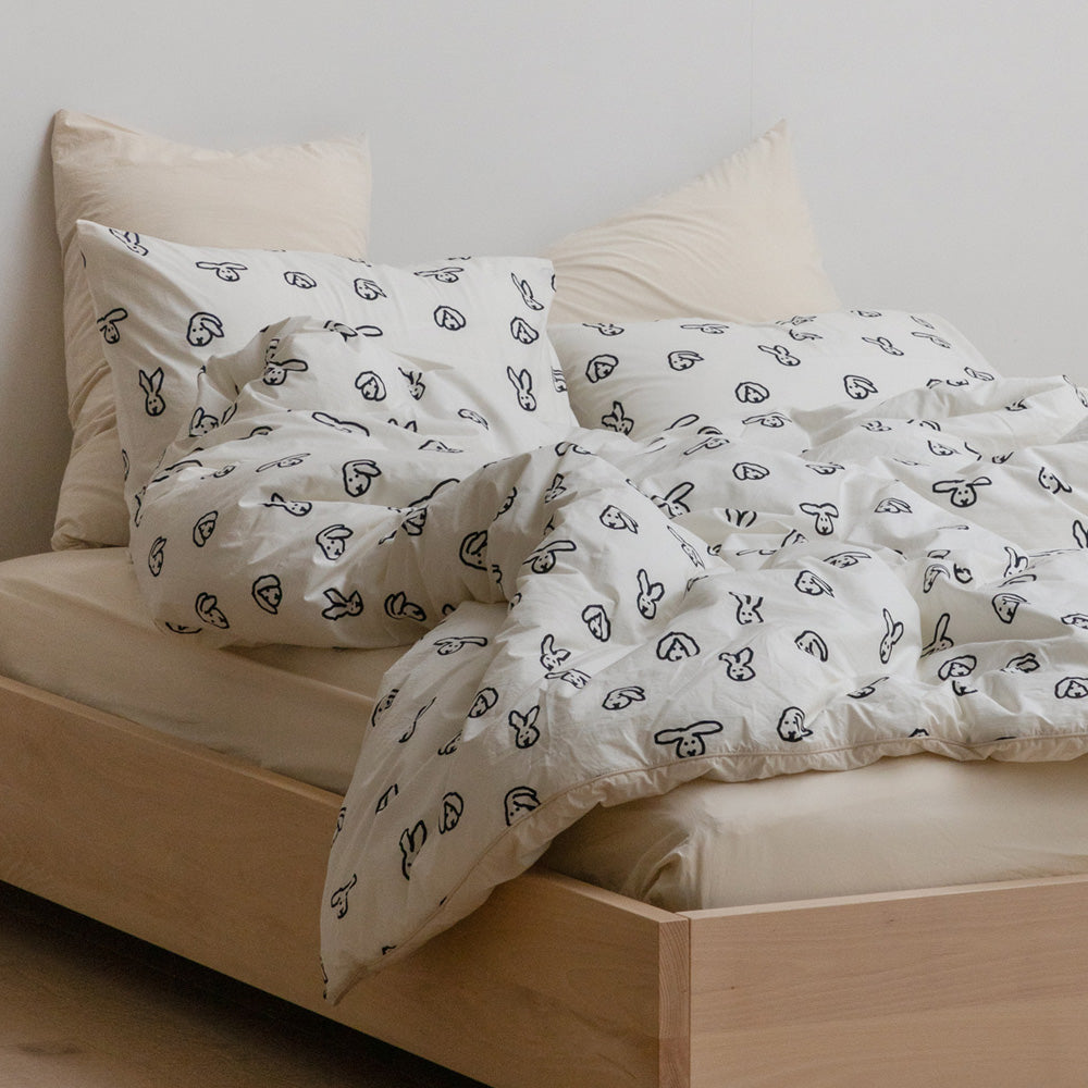 タイ王室プロジェクト　プー　ファー　ベッドカバー　オーガニック　コットン コットン100％の掛け布団カバー WARMGREY TAILのDUVET COVER – MAG