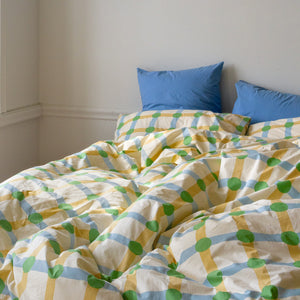 コットン100％の掛け布団カバー WARMGREY TAILのDUVET COVER