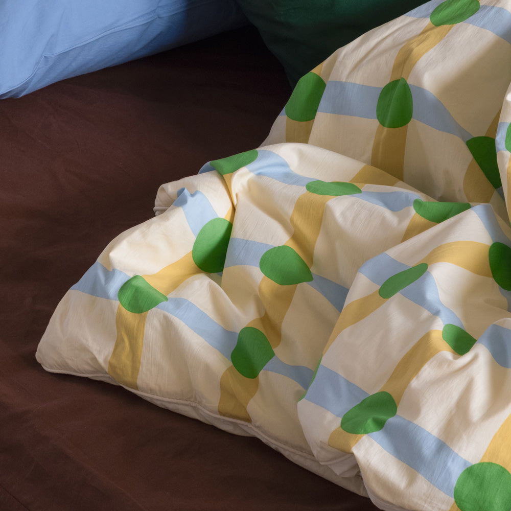 コットン100％の掛け布団カバー WARMGREY TAILのDUVET COVER – MAG